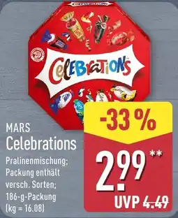 Aldi Nord MARS Celebrations Angebot