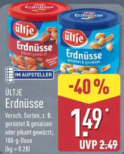 Aldi Nord Ültje Erdnüsse Angebot