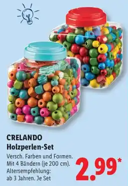 Lidl CRELANDO Holzperlen-Set Angebot