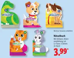 Lidl Rätselbuch Angebot