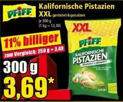 Norma PFIFF Kalifornische Pistazien XXL Angebot