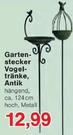 Jawoll Gartenstecker Vogeltränke, Antik Angebot