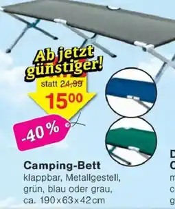 Jawoll Camping-Bett Angebot