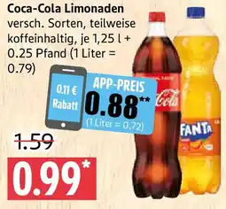 Marktkauf Coca-Cola Limonaden Angebot