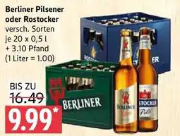 Marktkauf Berliner Pilsener oder Rostocker Angebot
