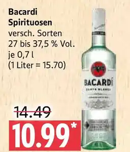 Marktkauf Bacardi Spirituosen Angebot