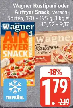 Edeka Wagner Rustipani oder Airfryer Snack Angebot