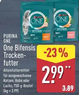 Aldi Nord PURINA ONE One Bifensis Trockenfutter Angebot
