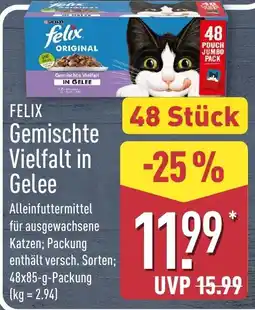 Aldi Nord FELIX Gemischte Vielfalt in Gelee Angebot