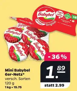 Netto Mini Babybel Angebot