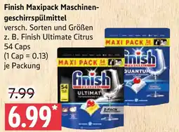 Marktkauf Finish Maxipack Maschinengeschirrspülmittel Angebot
