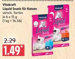 Marktkauf Vitakraft Liquid Snack für Katzen Angebot