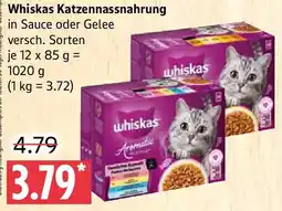 Marktkauf Whiskas Katzennassnahrung Angebot