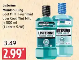 Marktkauf Listerine Mundspülung Angebot