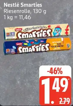 Edeka Nestlé Smarties Riesenrolle Angebot