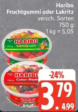 Edeka Haribo Fruchtgummi oder Lakritz Angebot