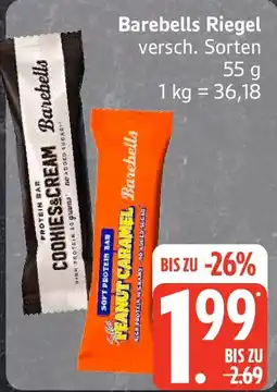 Edeka Barebells Riegel Angebot