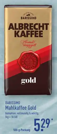 Aldi Nord BARISSIMO Mahlkaffee Gold Angebot