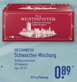 Aldi Nord WESTMINSTER Schwarztee-Mischung Angebot