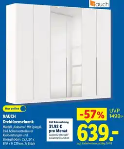 Lidl RAUCH Drehtürenschrank Angebot