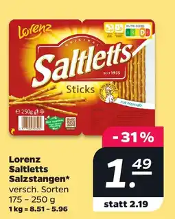 Netto Lorenz Saltletts Salzstangen Angebot