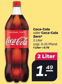 Netto Coca-Cola oder Coca-Cola Zero Angebot