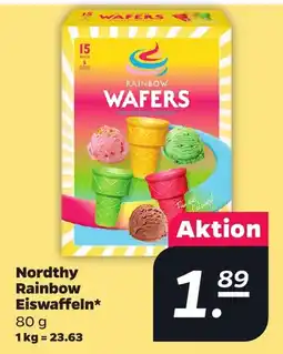 Netto Nordthy Rainbow Eiswaffeln Angebot