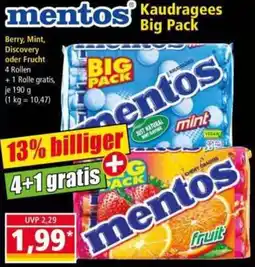 Norma mentos Kaudragees Big Pack Angebot