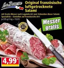 Norma LaBonesse Original französische luftgetrocknete Salami Angebot