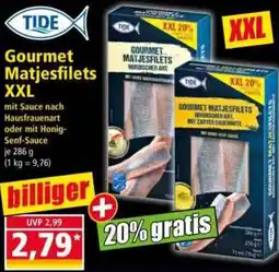 Norma TIDE Gourmet Matjesfilets XXL Angebot