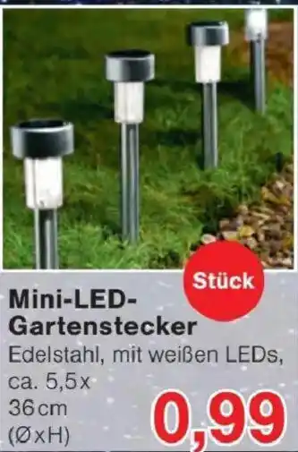 Jawoll Mini-LED-Gartenstecker Angebot
