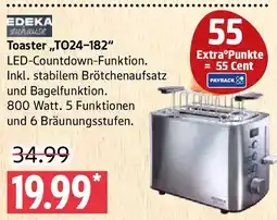 Marktkauf Edeka Toaster „TO24-182“ Angebot
