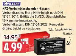 Marktkauf KALFF KFZ-Verbandtasche oder -kasten Angebot