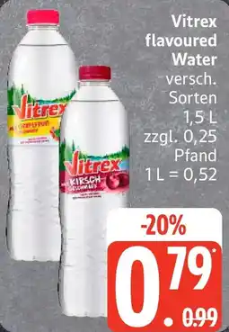 Edeka Vitrex flavoured Water Angebot