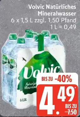 Edeka Volvic Natürliches Mineralwasser Angebot