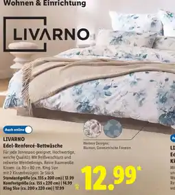 Lidl LIVARNO Edel-Renforcé-Bettwäsche Angebot