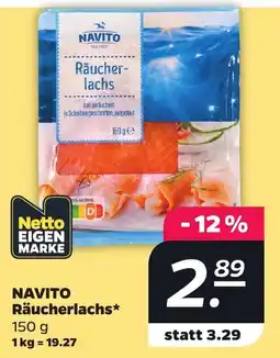 Netto NAVITO Räucherlachs Angebot