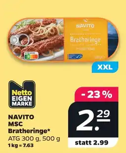 Netto NAVITO MSC Bratheringe Angebot