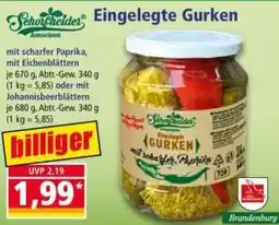 Norma Schorfheider Eingelegte Gurken Angebot