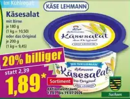 Norma KÄSE LEHMANN Käsesalat Angebot