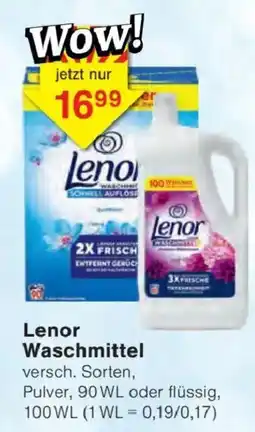 Jawoll Lenor Waschmittel Angebot