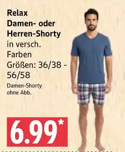 Marktkauf Relax Damen oder Herren-Shorty Angebot
