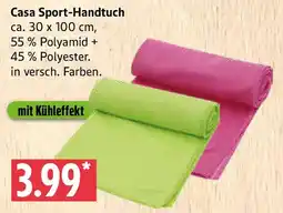 Marktkauf Casa Sport-Handtuch Angebot