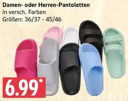 Marktkauf Damen- oder Herren-Pantoletten Angebot
