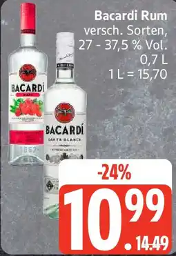 Edeka Bacardi Rum Angebot