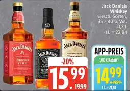 Edeka Jack Daniels Whiskey Angebot