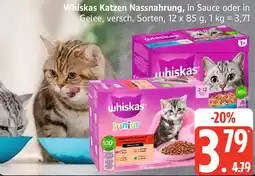 Edeka Whiskas Katzen Nassnahrung Angebot