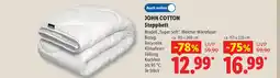 Lidl JOHN COTTON Steppbett Angebot