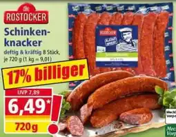 Norma die ROSTOCKER Schinkenknacker Angebot