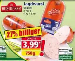 Norma Jagdwurst Original die ROSTOCKER Angebot